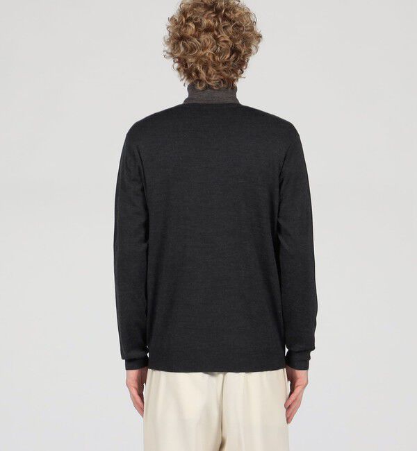 TOMORROWLAND MENS「TOMORROWLAND tricot スーパーファインメリノウール Vネックプルオーバー S-WOOL」|ニット・セーター|