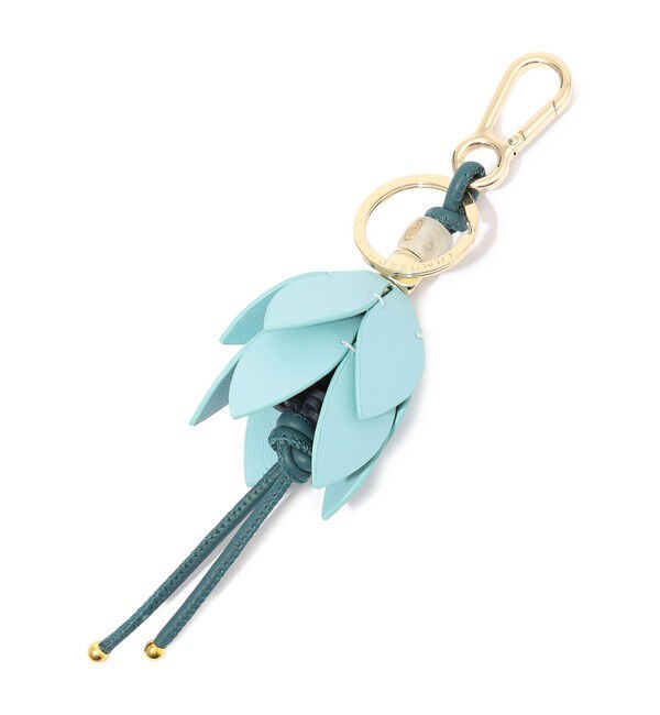 TOMORROWLAND GOODS「ATELIER TOMORROW フラワー チャーム」|キーケース|63 ライトブルー