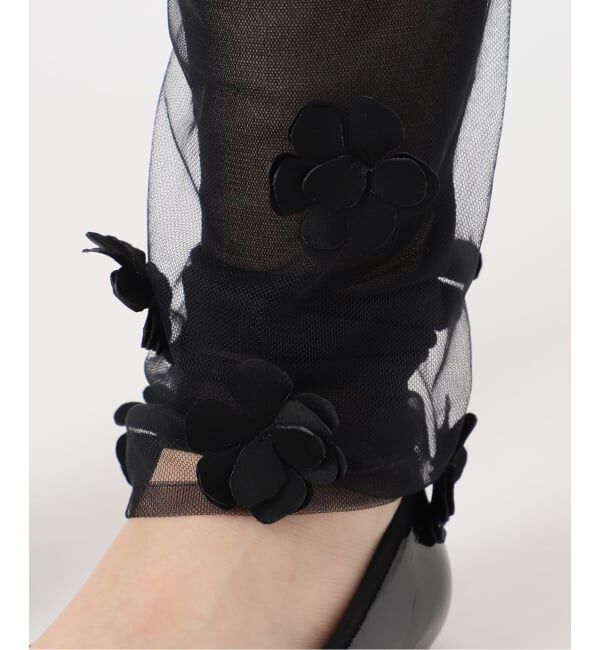  「MARGE 別注 Tulle flower legcover 1012-0105-038：レッグカバー」|レッグウォーマー|