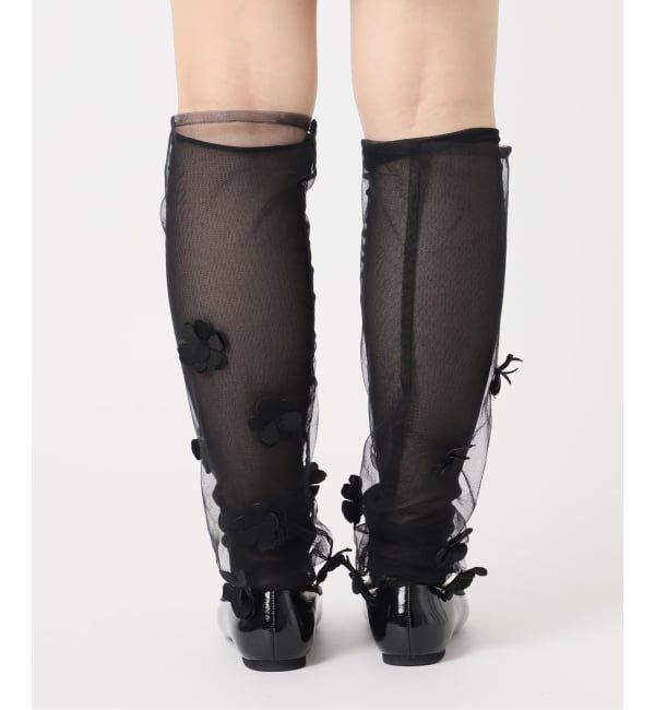  「MARGE 別注 Tulle flower legcover 1012-0105-038：レッグカバー」|レッグウォーマー|