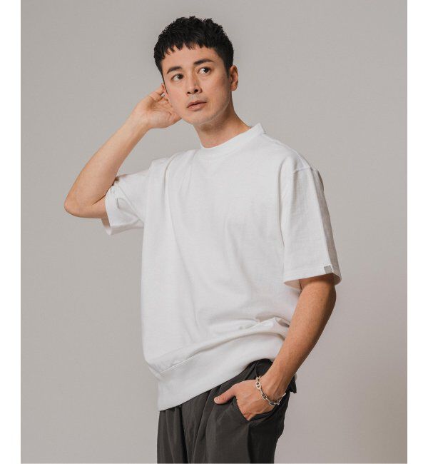 EDIFICE「LOOPWHEELER for LOWERCASE ツリテンジク スウェット型 ワイドTシャツ」|Tシャツ・カットソー|