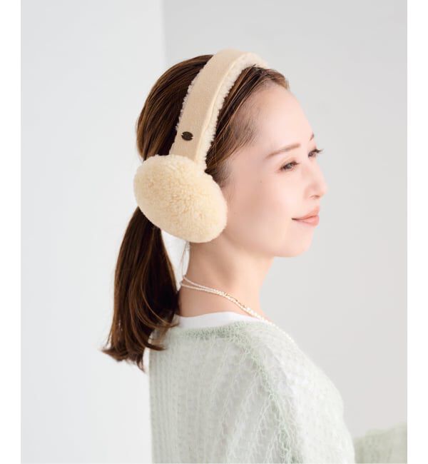 U by SPICK&SPAN「《予約》EMU Australia/エミュー オーストラリア ANGAHOOK TEDDY EARMUFFS」|その他|ベージュ