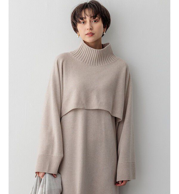 23区「【洗える】カシミヤブレンド マルチウェイ ストール」|ストール|ベージュ系