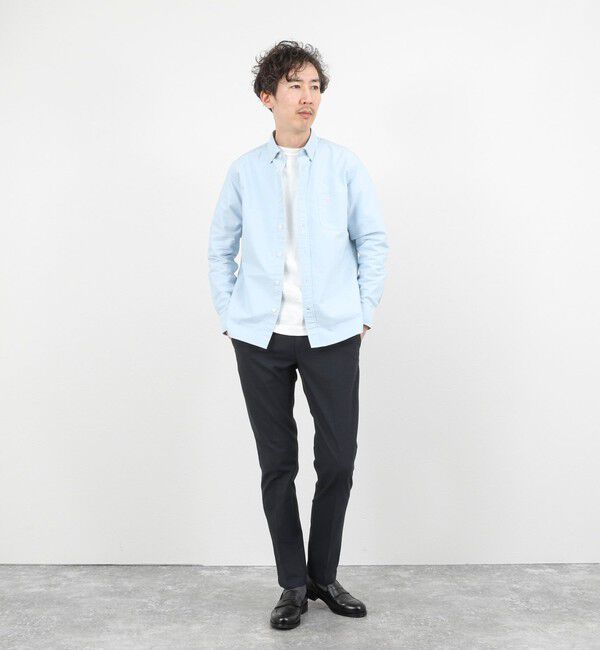 NOLLEY'S goodman「《ビジカジ対応》綿麻COOLMAX スリムフィットパンツ 26SS」|チノ|