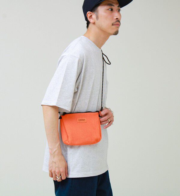 GLOSTER「【UNIVERSAL OVERALL】Summer knit sacoche」|ショルダー・メッセンジャー|
