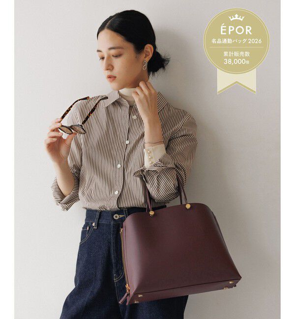 ROPE「【E'POR】Y BAG Medium/通勤・軽量・26AW」|トートバッグ|ワイン(66)