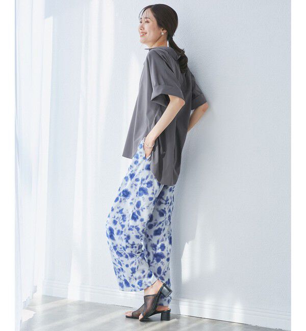 Rope&rsquo;Picnic「【UVカット・接触冷感・イージーケア】スキッパーシャツブラウス」|シャツ・ブラウス|