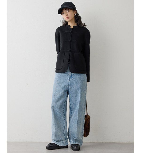  「センタープレスデニムパンツ」|デニム|