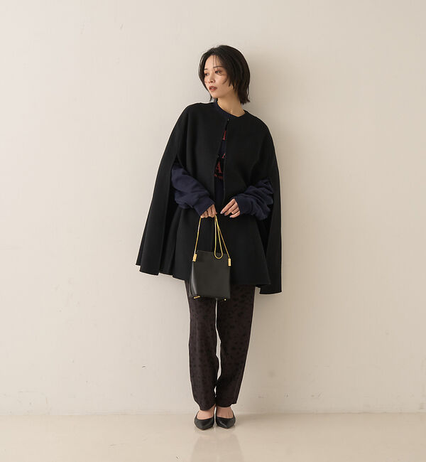Rouge vif「【ウールSuper110&rsquo;s】リバーマントコート」|ノーカラーコート|