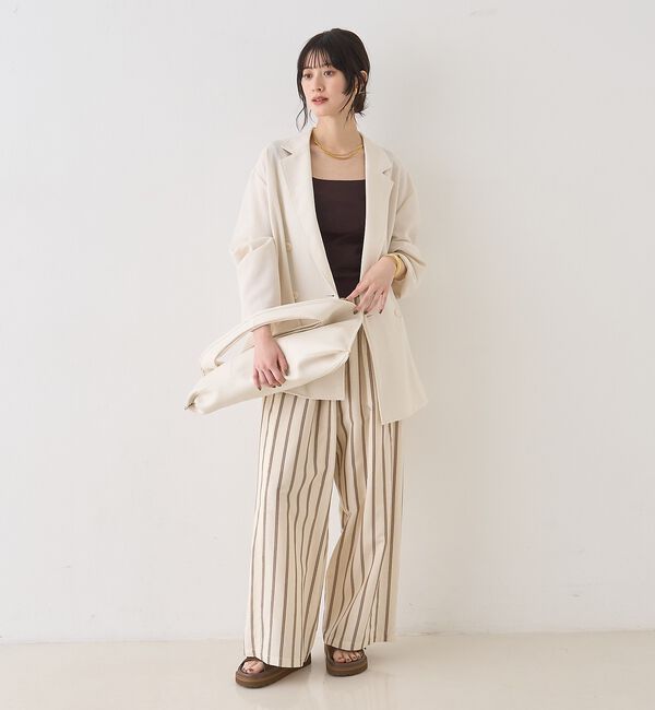 Rouge vif「バスケットメッシュダブルジャケット」|テーラードジャケット|