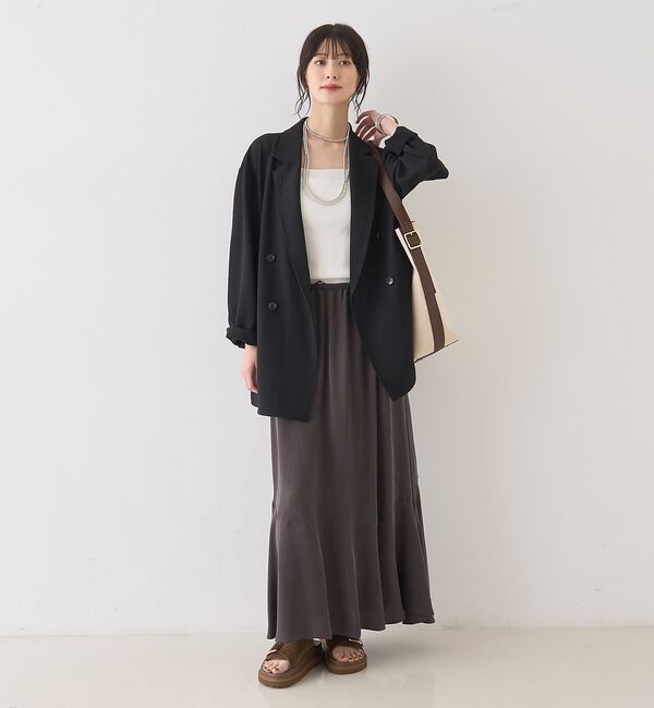 Rouge vif「バスケットメッシュダブルジャケット」|テーラードジャケット|