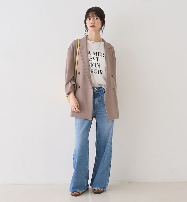 Rouge vif「バスケットメッシュダブルジャケット」|テーラードジャケット|