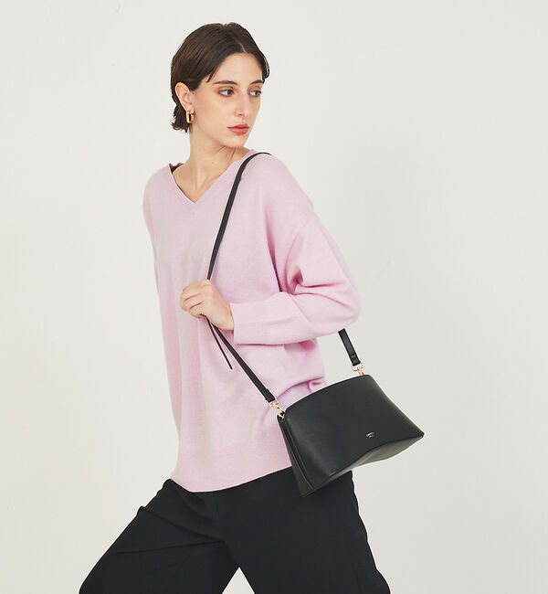 LOWELL things「【VERY掲載】Sque/クッションハンドルミニショルダー」|ショルダー・メッセンジャー|