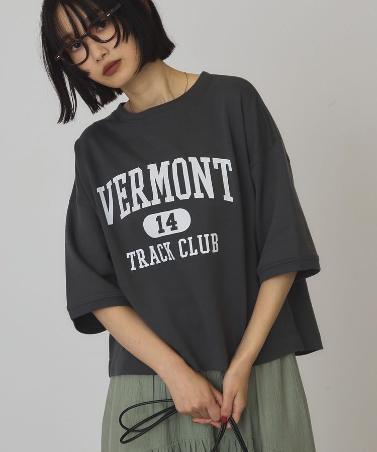 AMERICAN HOLIC「アソートロゴルーズスウェット」|スウェット・ジャージ|Charcoal Gray