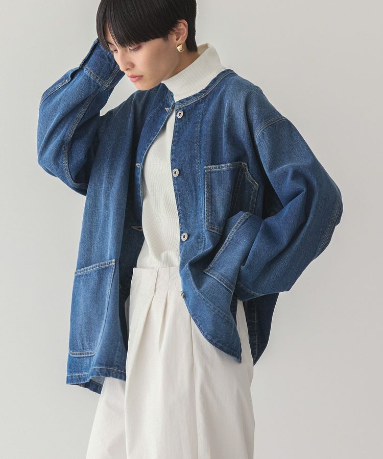 AMERICAN HOLIC「【WEB限定】デニムカバーオール」|テーラードジャケット|