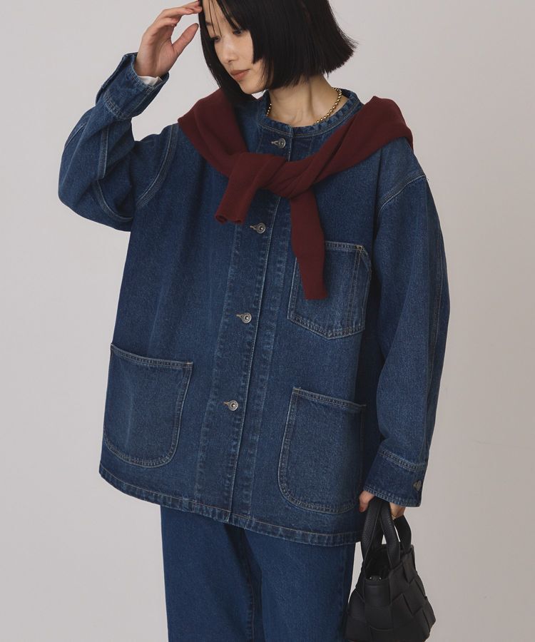 AMERICAN HOLIC「【WEB限定】デニムカバーオール」|テーラードジャケット|