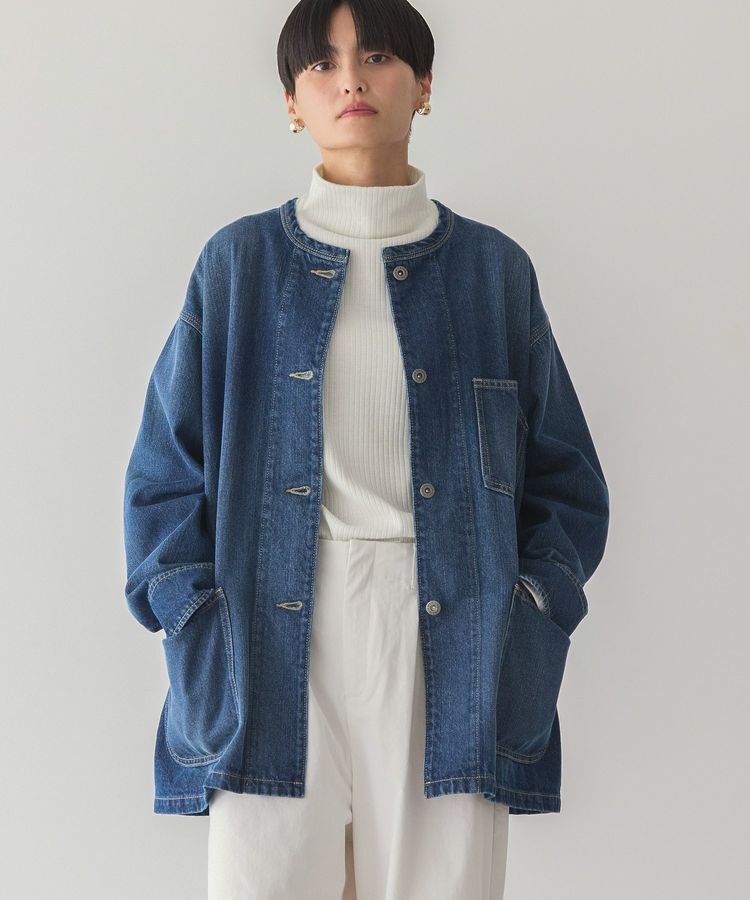 AMERICAN HOLIC「【WEB限定】デニムカバーオール」|テーラードジャケット|