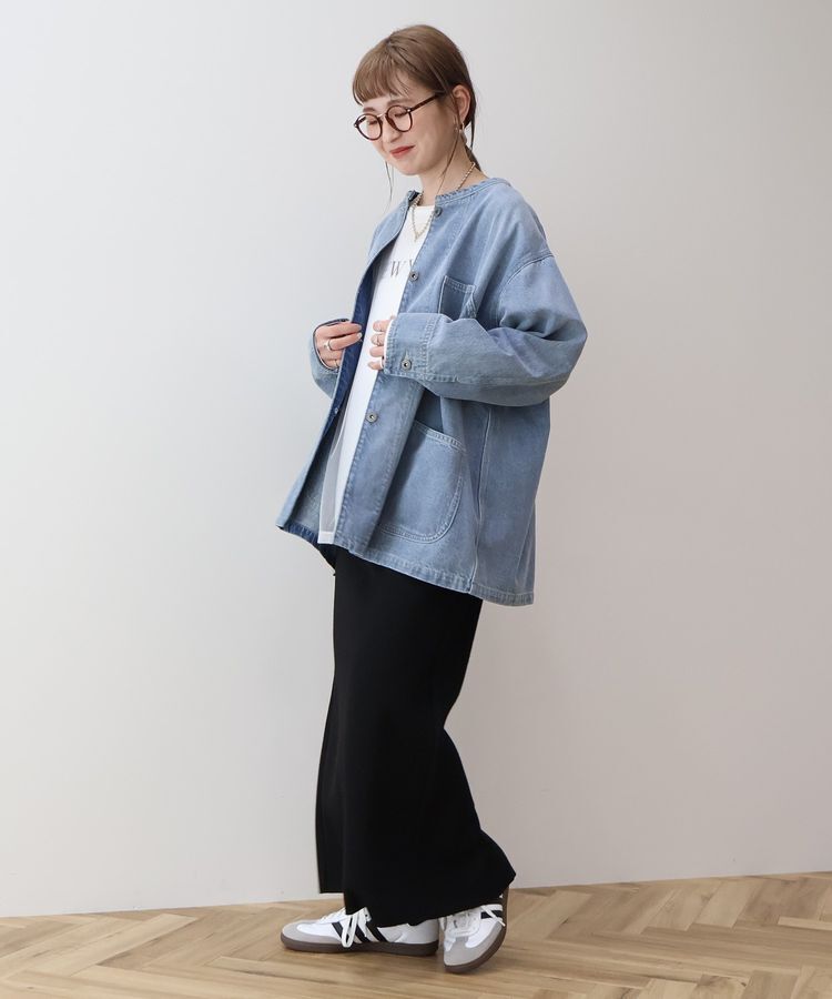 AMERICAN HOLIC「【WEB限定】デニムカバーオール」|テーラードジャケット|