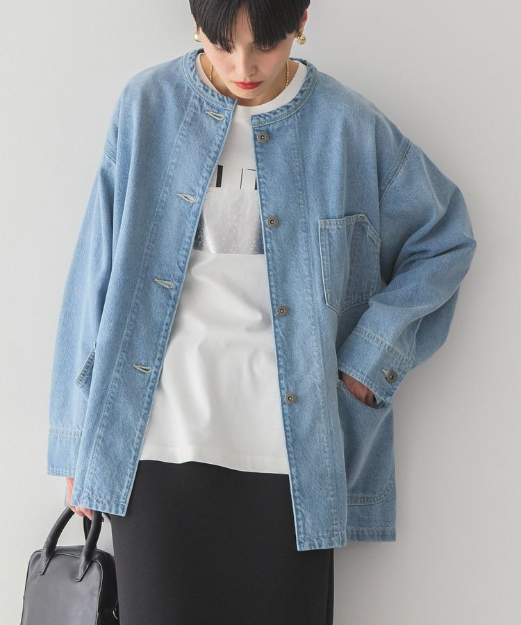 AMERICAN HOLIC「【WEB限定】デニムカバーオール」|テーラードジャケット|