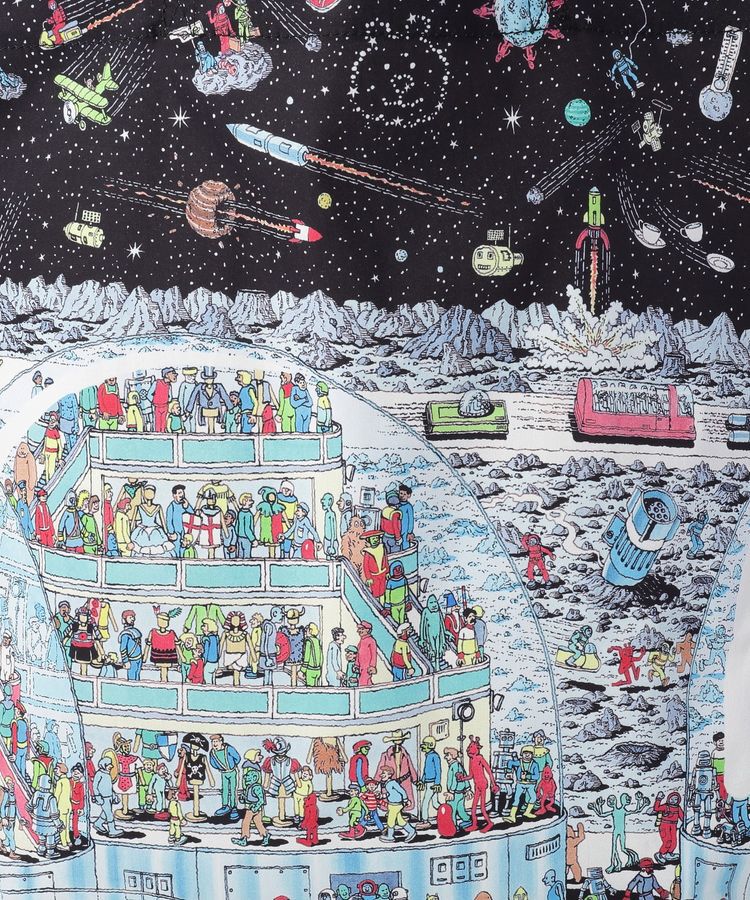 AMERICAN HOLIC「【WHERE'S WALLY?】MAPプリントトートBAG」|トートバッグ|