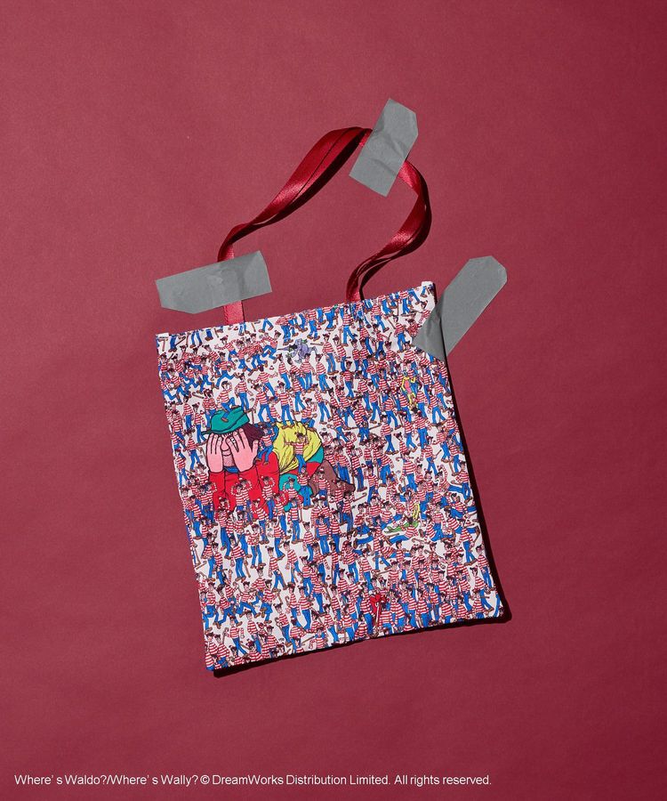 AMERICAN HOLIC「【WHERE'S WALLY?】MAPプリントトートBAG」|トートバッグ|Red
