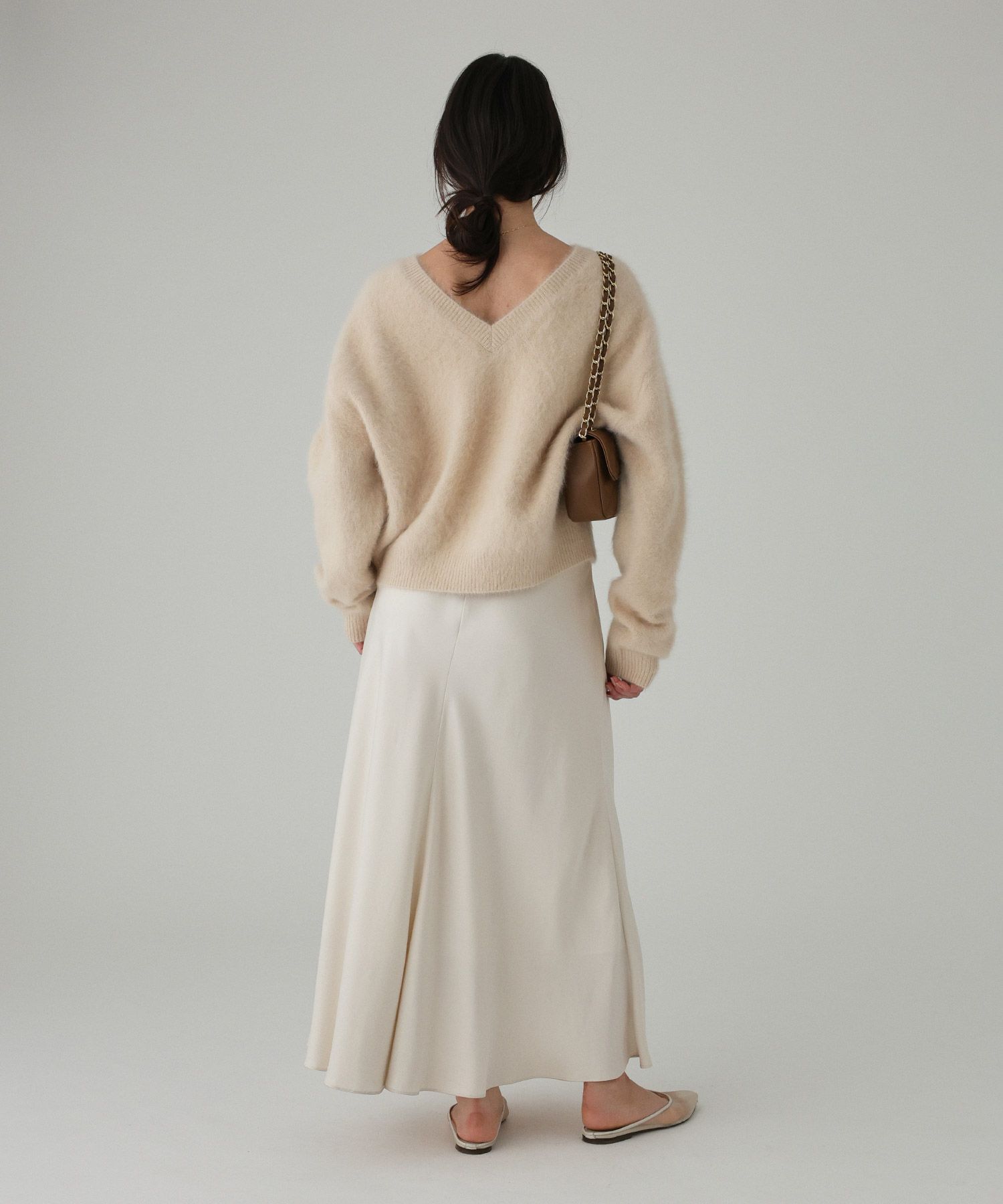 BABYLONE「2WAYFOXカシミヤプルオーバー」|ニット・セーター|