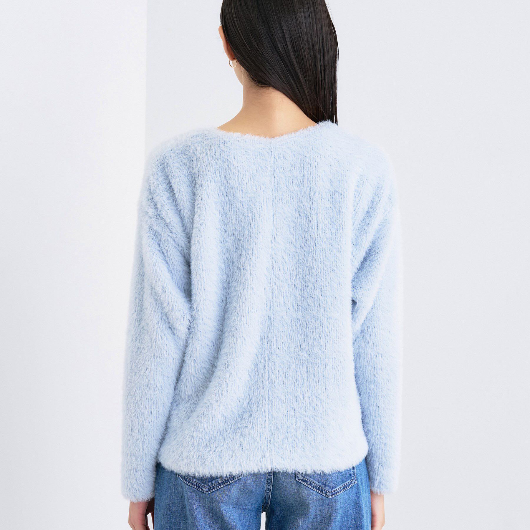 INDIVI「【洗える】エアリーシャギートップス」|Tシャツ・カットソー|