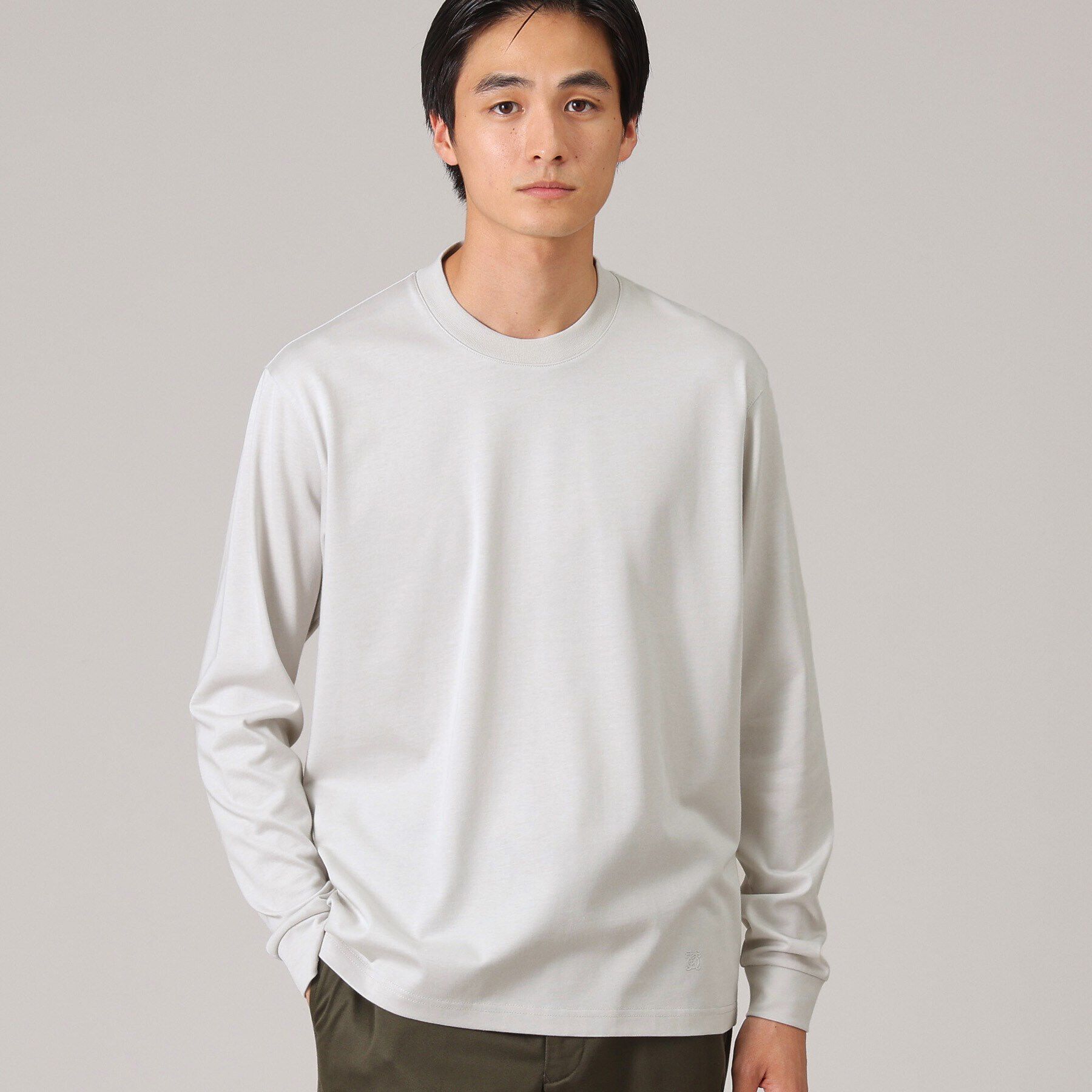 TAKEO KIKUCHI「【抗菌防臭/ジャケット対応】テーラード 長袖Tシャツ」|Tシャツ・カットソー|