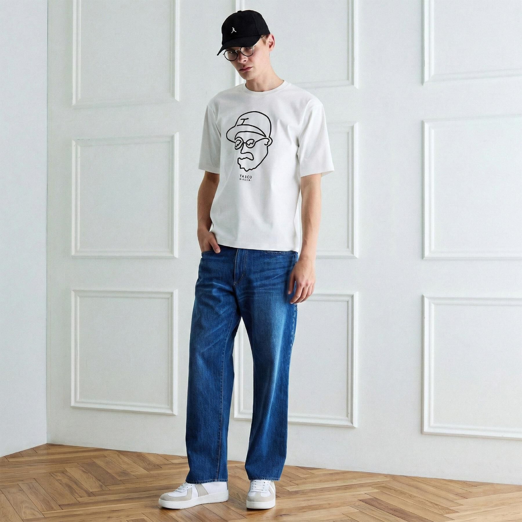 TAKEO KIKUCHI「【BOWLER HAT LABEL】アイスクリアコットン ワンストローク 半袖Tシャツ」|Tシャツ・カットソー|