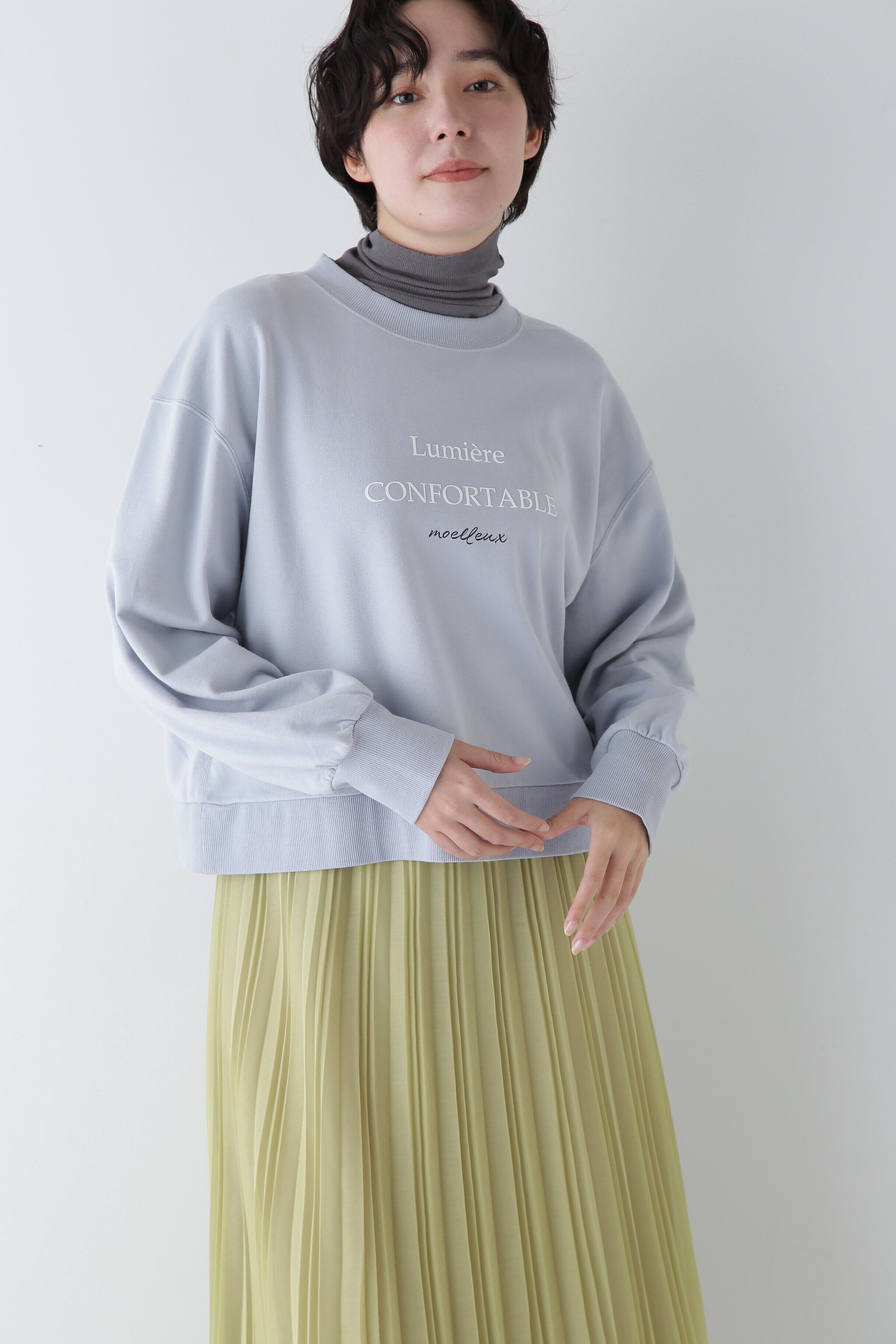  「◆ロゴトレーナー」|Tシャツ・カットソー|ライトブルー