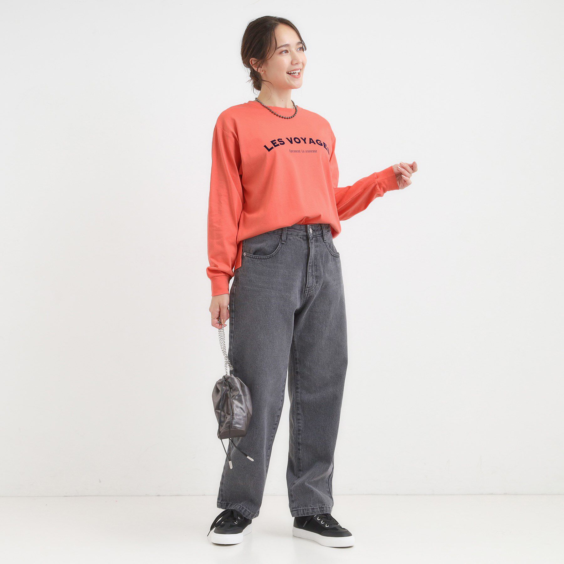 SHOO･LA･RUE「グラフィックアソート ベーシックロンT」|Tシャツ・カットソー|