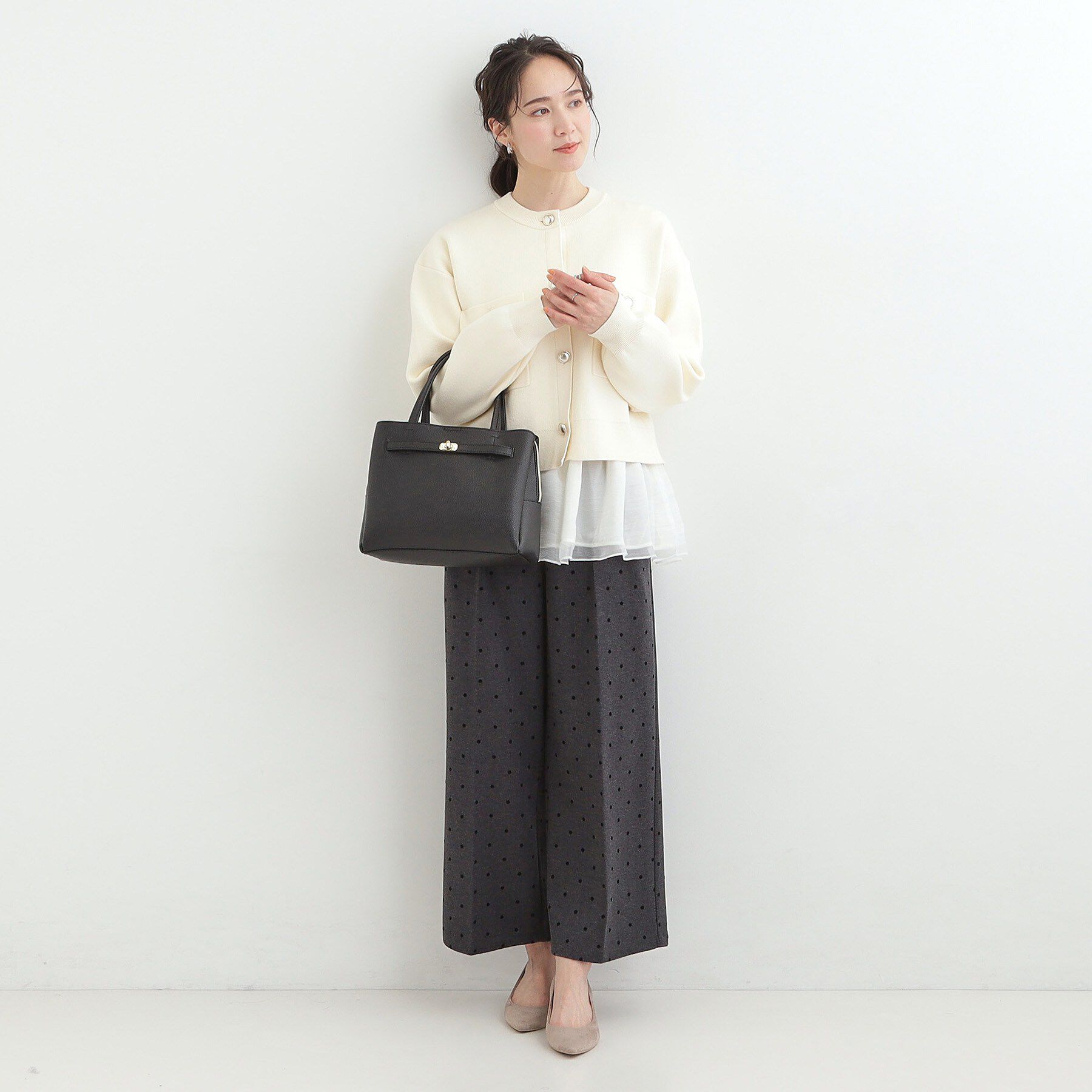 SHOO･LA･RUE「【2WAY】上品きれい 金具ベルトトートバッグ」|トートバッグ|