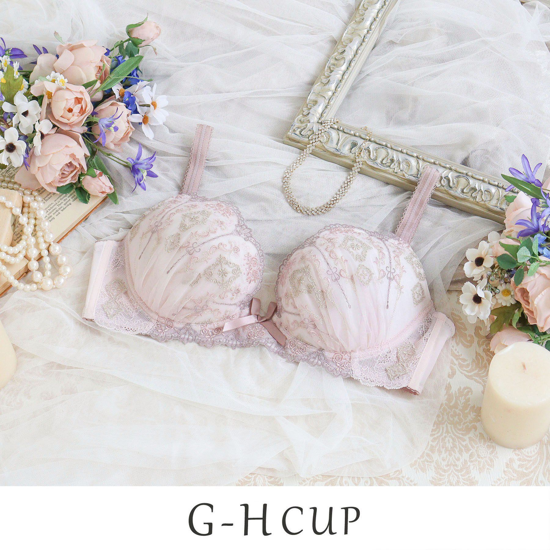 Risa Magli「ブライア ブラジャー （G－H） ＜Glamor Bra／サイドすっきりタイプ＞」|インナー|ピンク(071)