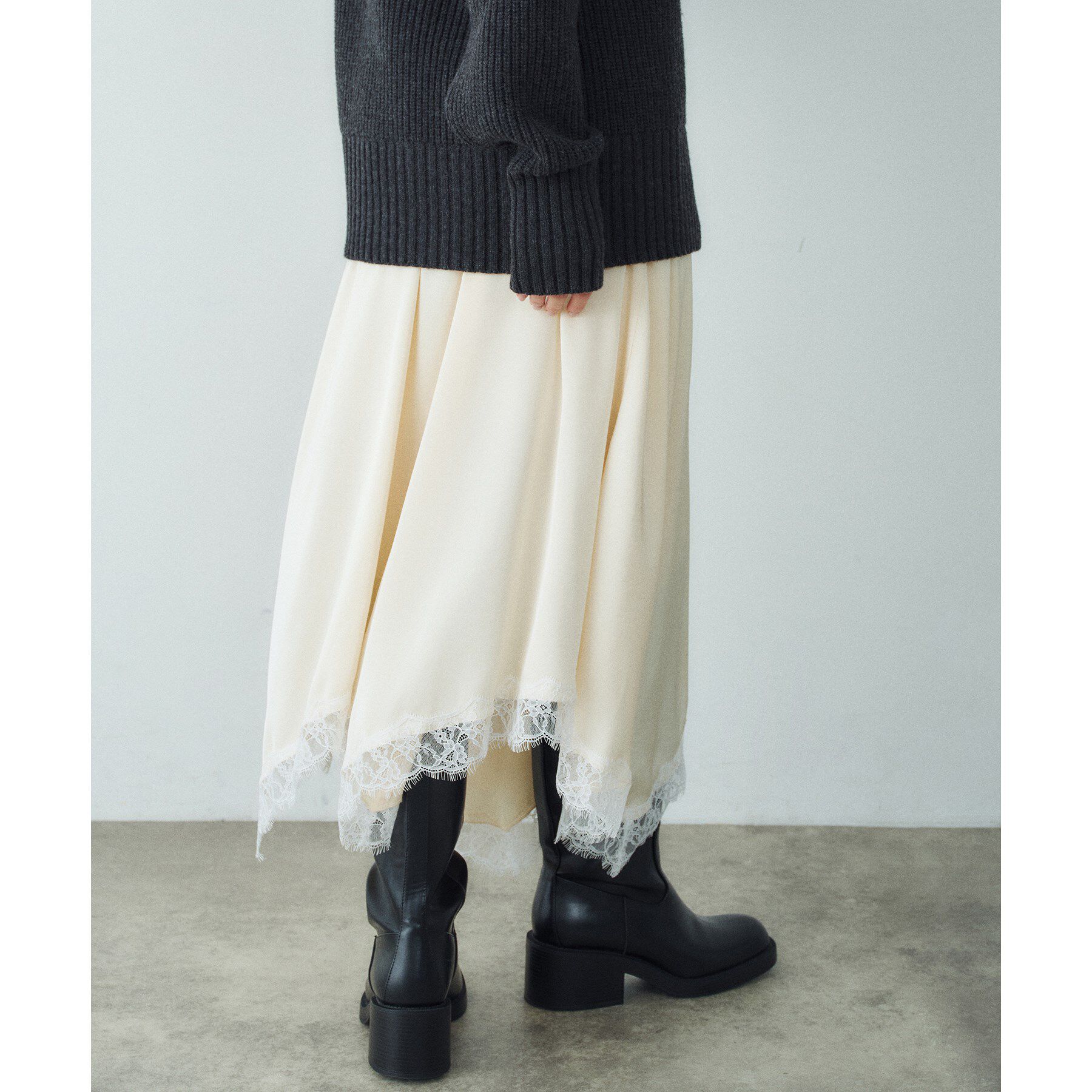CODE A「lingerie mood lace skirt」|スカート|