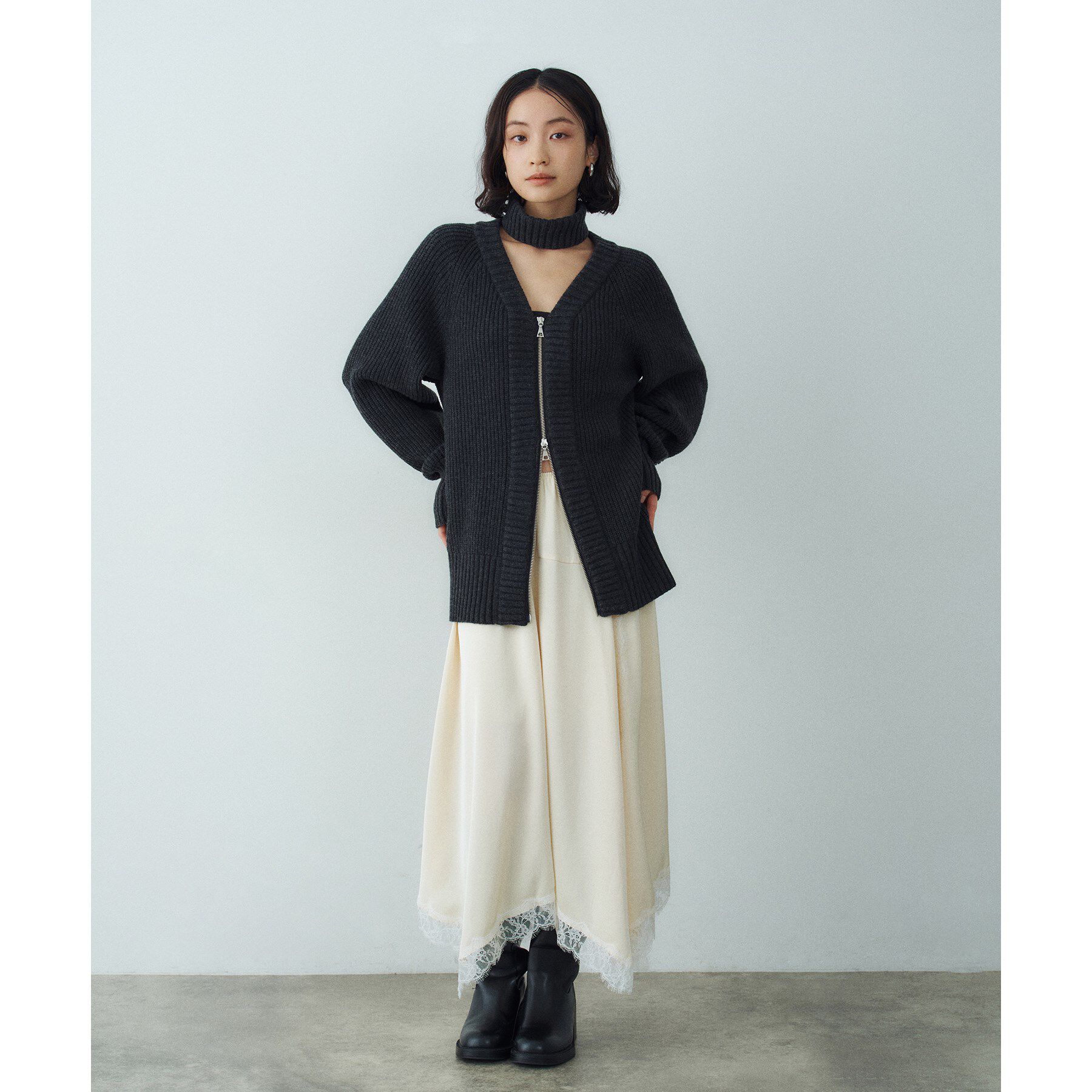 CODE A「lingerie mood lace skirt」|スカート|
