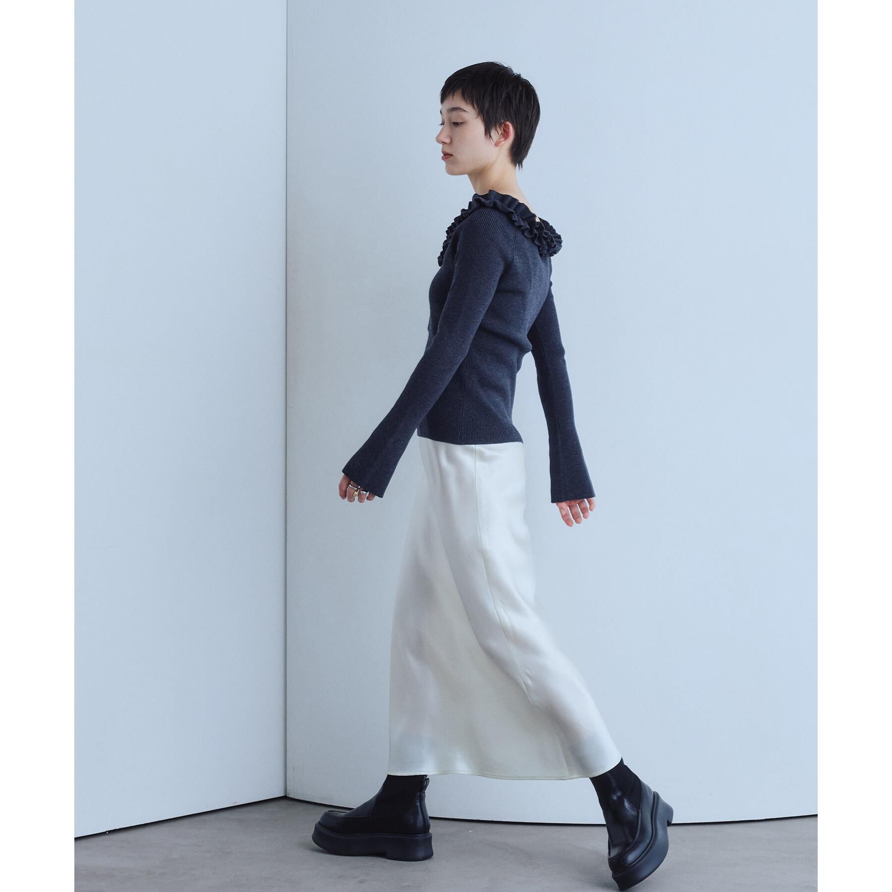 CODE A「satin cami dress」|ワンピース|