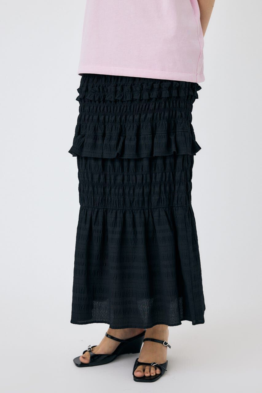 MOUSSY「SHIRRING LONG スカート」|スカート|