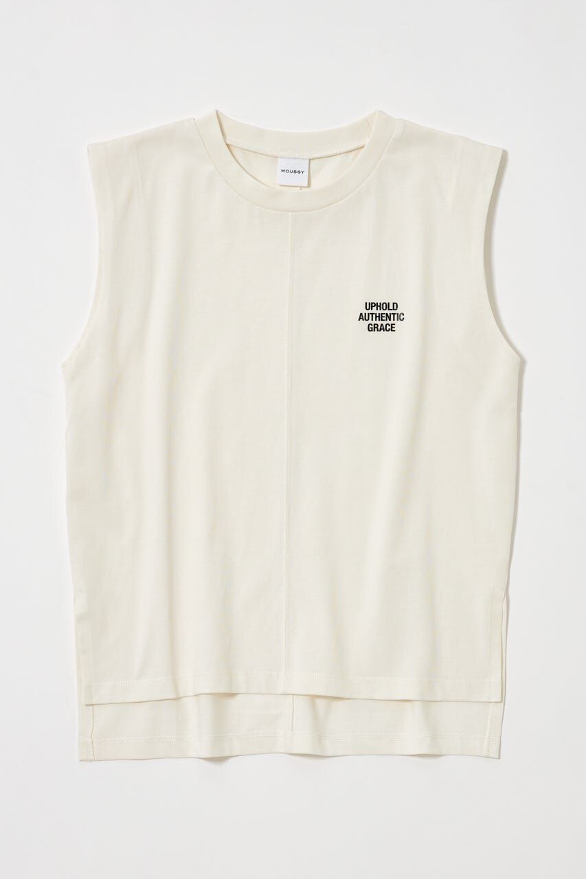 MOUSSY「TINY LETTER SLEEVELESS トップス」|その他|