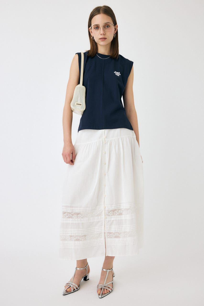 MOUSSY「TINY LETTER SLEEVELESS トップス」|その他|