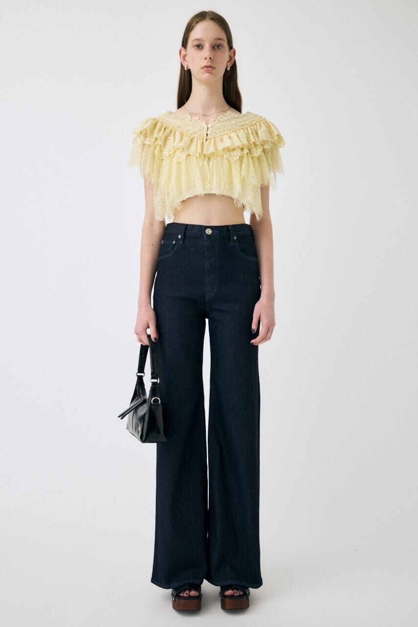 MOUSSY「LACE FRILLS トップス」|シャツ・ブラウス|