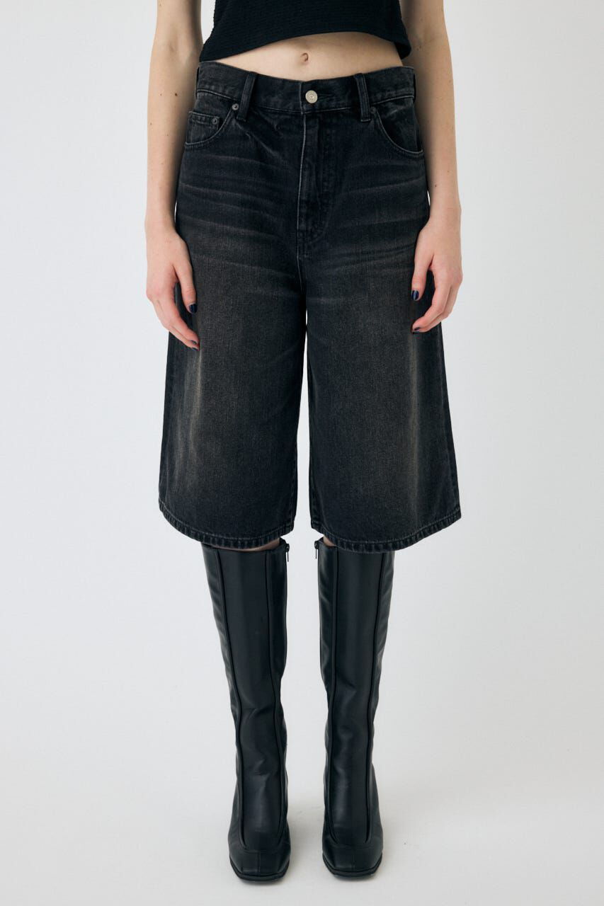 MOUSSY「KNEE LENGTH BERMUDA パンツ」|デニム|