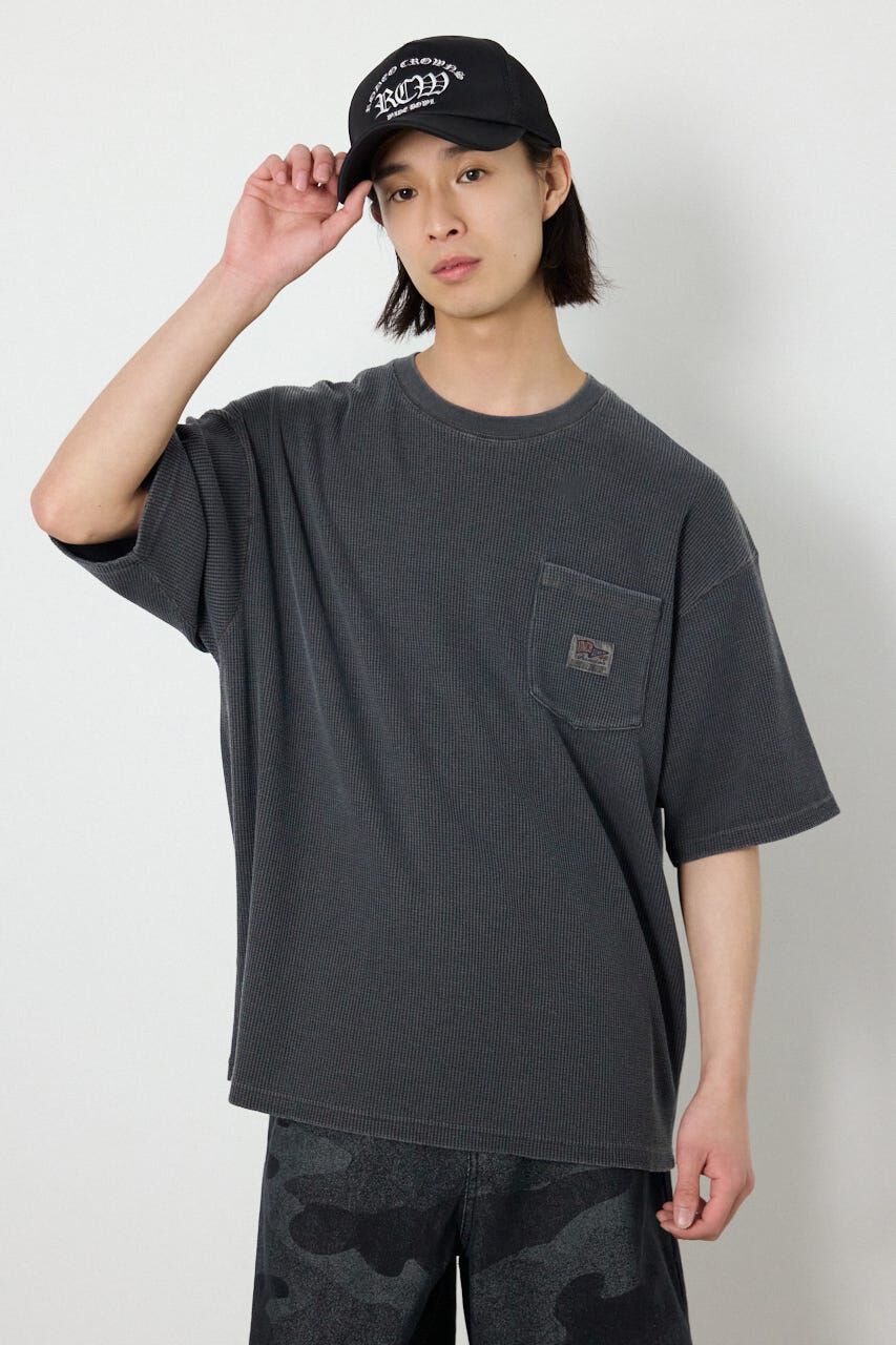 RODEO CROWNS「ピグメントワッフルTシャツ」|Tシャツ・カットソー|C.GRY
