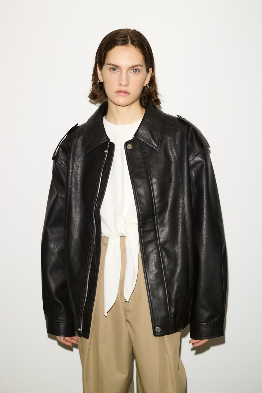 SLY「PAD IN F／LEATHER ジャケット」|その他|
