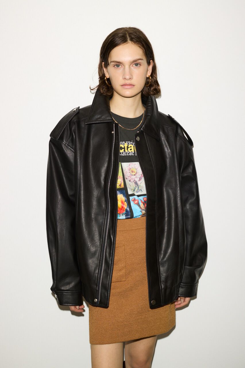 SLY「PAD IN F／LEATHER ジャケット」|その他|