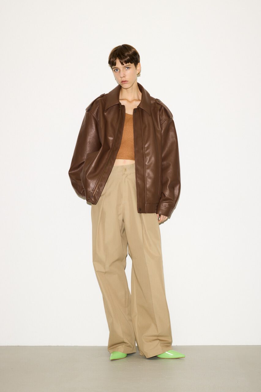 SLY「PAD IN F／LEATHER ジャケット」|その他|