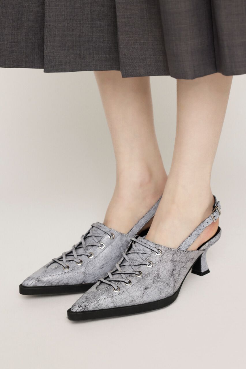 SLY「LACE UP ミュール」|サンダル|L/BLU1