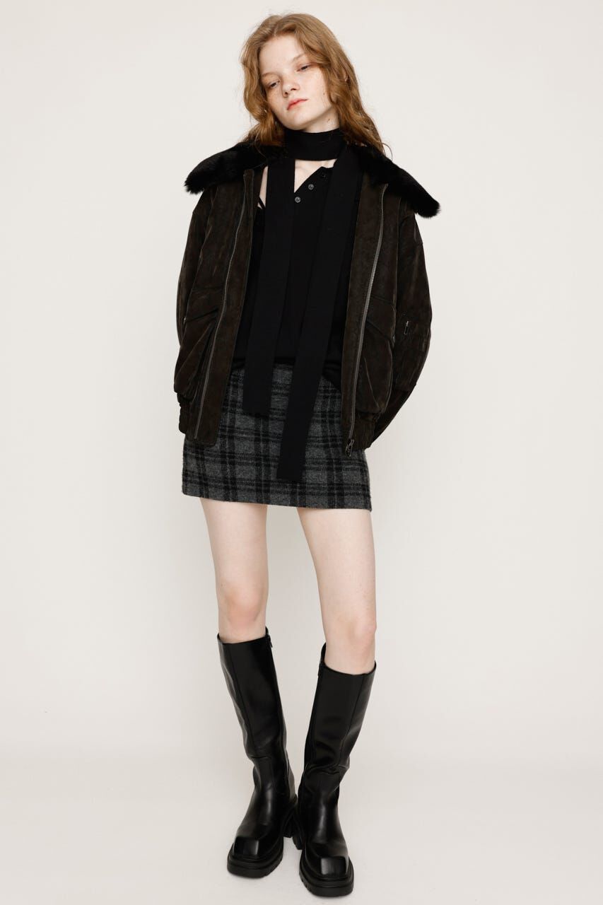 SLY「SHORTS IN KNIT ショートスカート」|スカート|