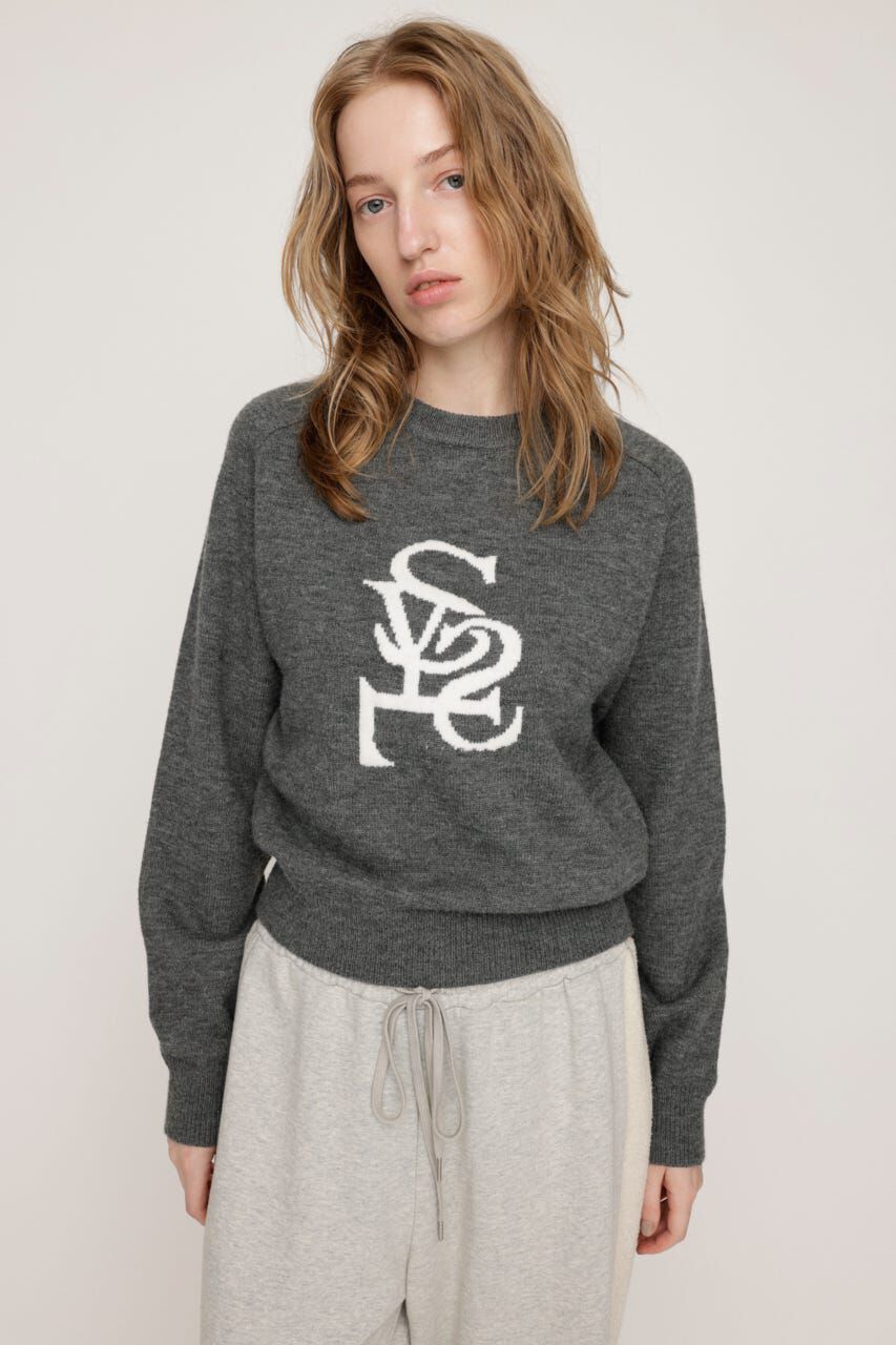 SLY「LOGO JQ KNIT トップス」|ニット・セーター|