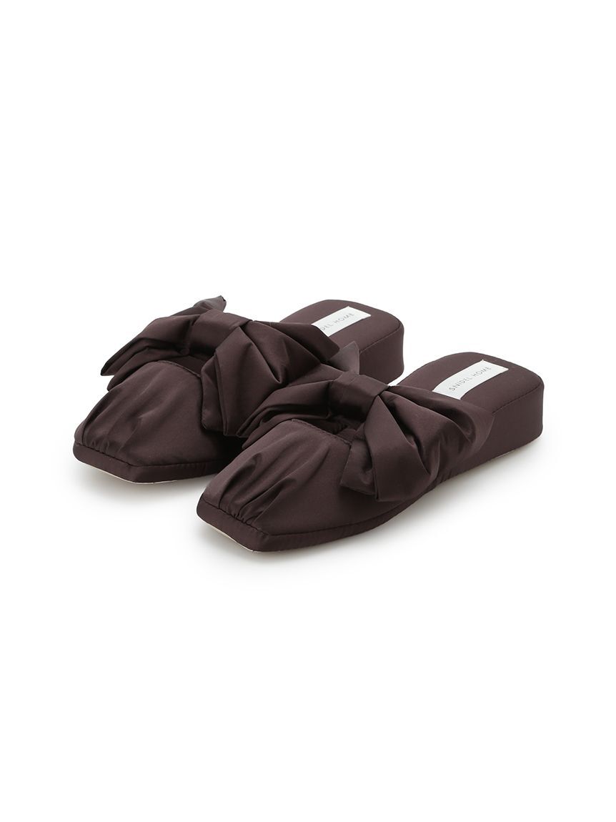 SNIDEL HOME「リボンスリッパ」|ルームシューズ|BRW