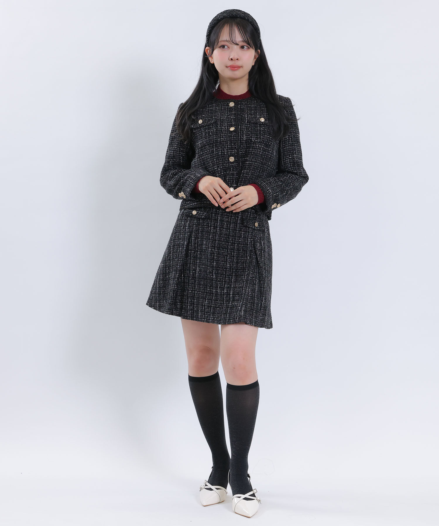 MARY QUANT「ラメハイ ソックス」|ソックス|